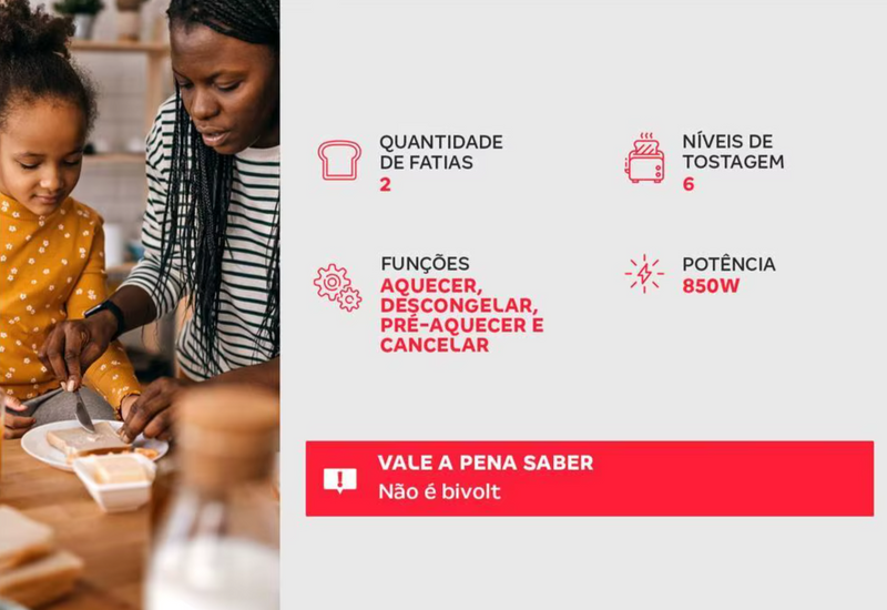 Torradeira - 6 Níveis