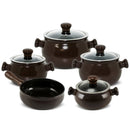 5Pçs. Jogo De Panelas Cerâmica