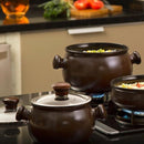 5Pçs. Jogo De Panelas Cerâmica