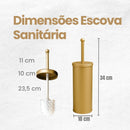 Kit Lixeira 3L + Escova Sanitária