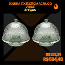 Kit Bandejas e Expositores com Louças VERDE EntreCasa (38 Peças)