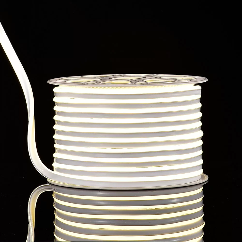 FITA LED NEON - Rodapé Invertido 12V. 8W/M. IP65 3000K. 1MT.