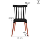 Kit 4 Cadeiras de Jantar