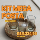 KIT MESA POSTA VERDE ENTRECASA