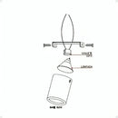 Mini Spot Sobrepor Marrom