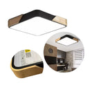 Plafon Sobrepor Em Madeira 40cm