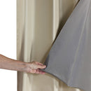 2,80m x 1,80m Bege Voil+Blkt