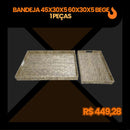 Kit Bandejas e Expositores com Louças VERDE EntreCasa (38 Peças)