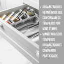 9 Pçs-P. Temperos Herméticos