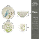 16Pçs.Louça Cerâmica