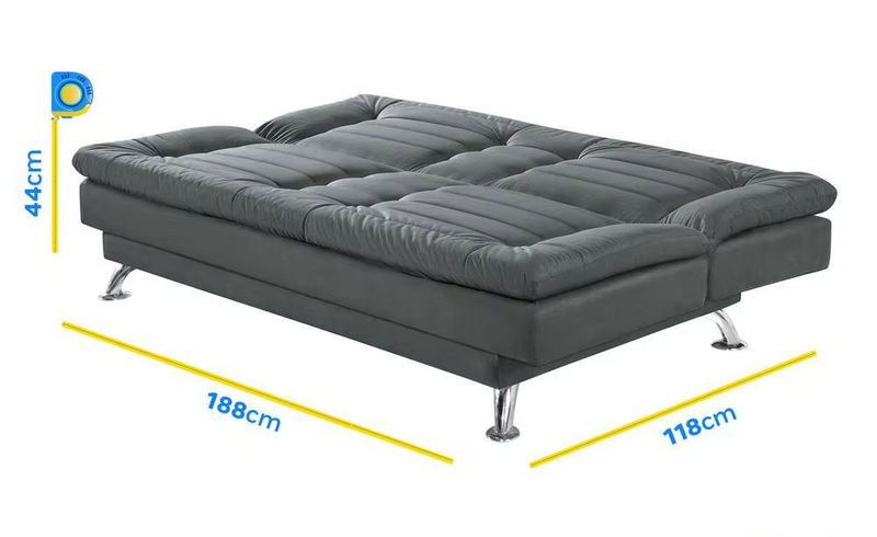 1,88m Sofá-cama 3 Lug.