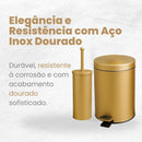 Kit Lixeira 3L + Escova Sanitária