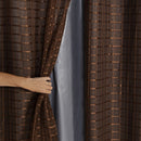 2m x 1,40m Marrom Voil+Blkt