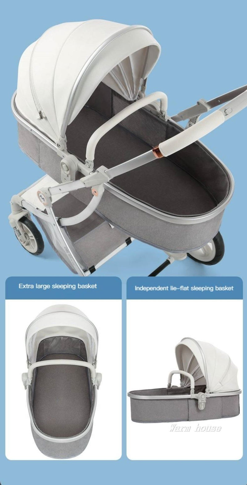 Carrinho de bebê 3 em 1