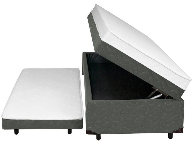 Cama Solteiro +Auxiliar