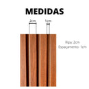 Cabeceira Ripada 100% MDF