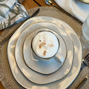 6 Xícaras com Pires