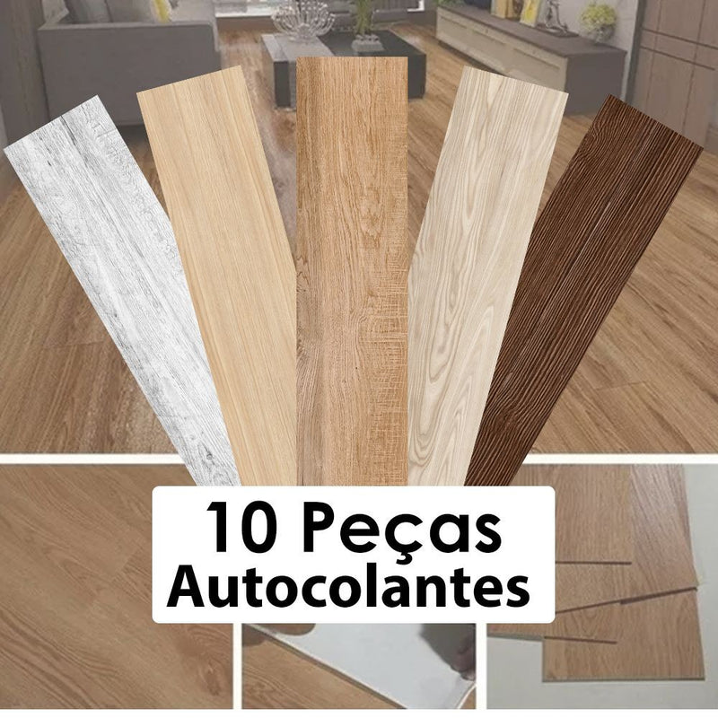 Porcelanato Autocolante - 10 Pçs.(60x15cm)