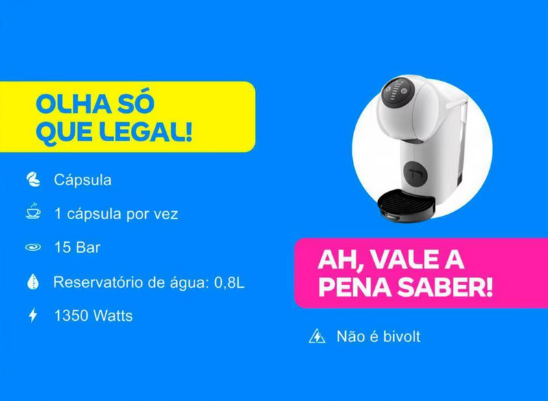 Cafeteira Cápsulas