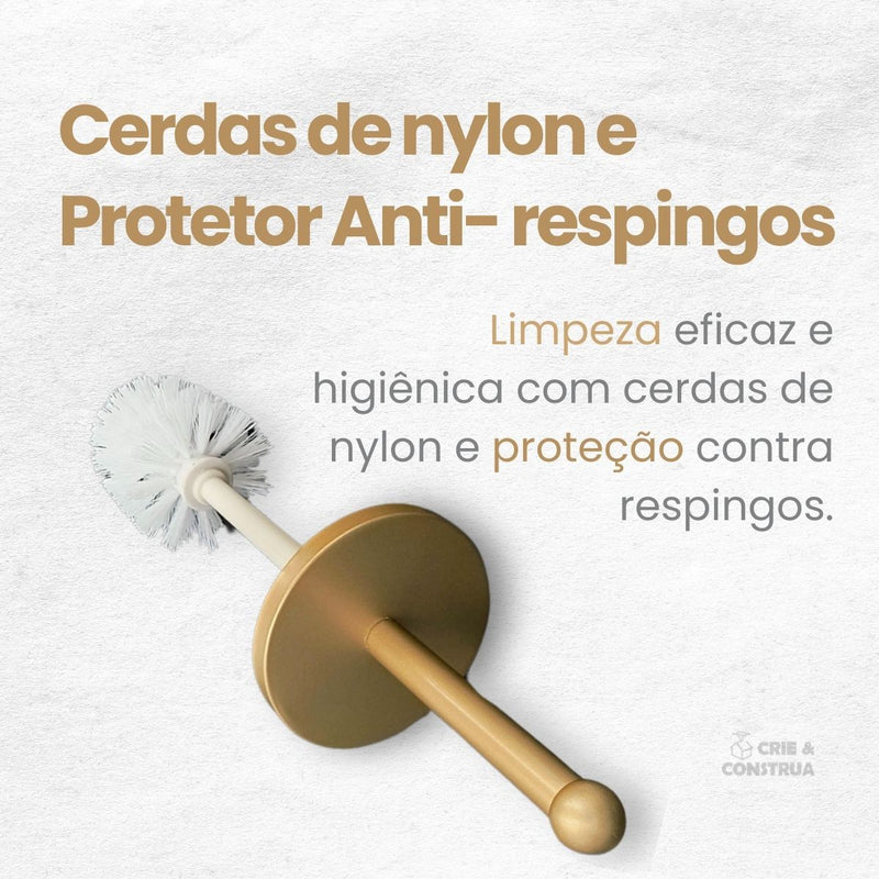 Kit Lixeira 3L + Escova Sanitária