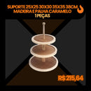 Kit Bandejas e Expositores com Louças VERDE EntreCasa (38 Peças)