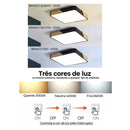 Plafon Sobrepor Em Madeira 40cm