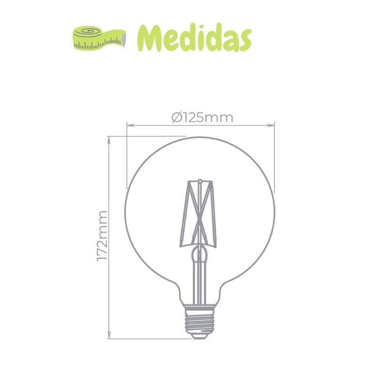 Lâmpada Led Globo G125