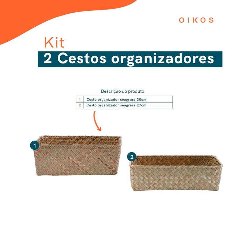 2 Cestos Organizadores