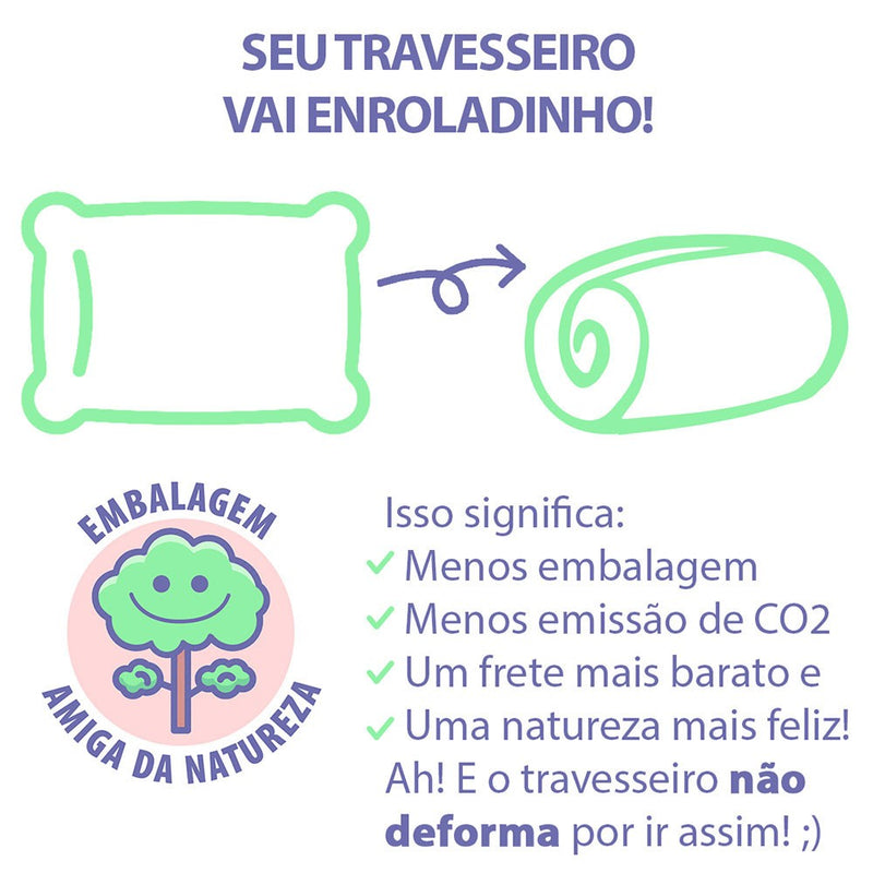 Travesseiro de Corpo +Fronha