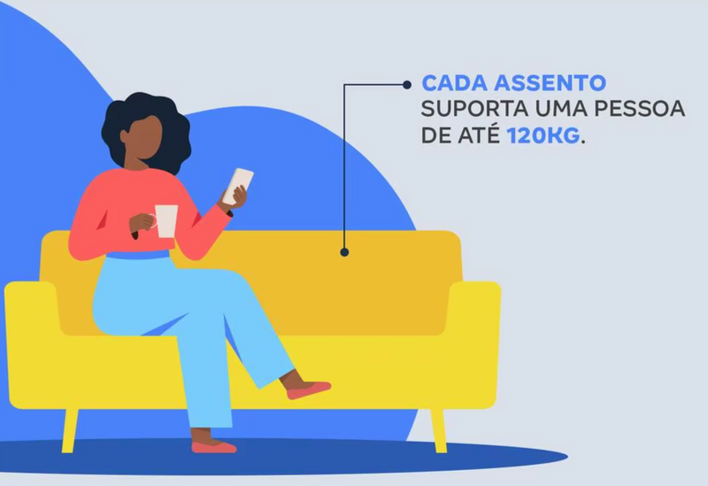 Sofá 3 Lug.
