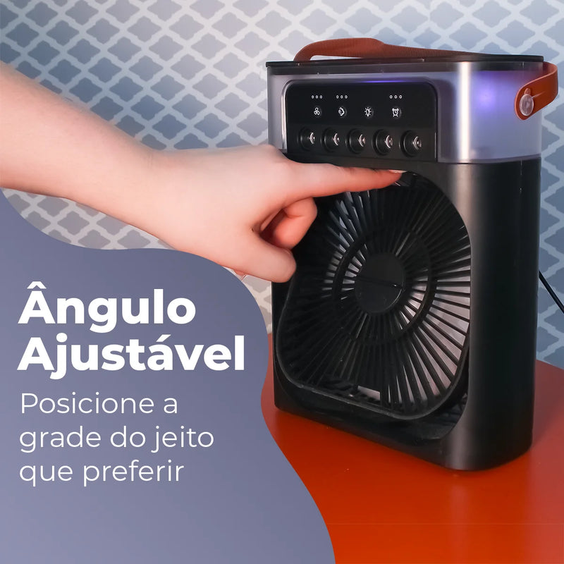 Mini Ar Condicionado/Ventilador/Umidificador De Mesa!