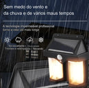 Luminária Dupla -Solar com Sensor