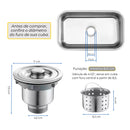 Ralo Com Cesto (Pia)