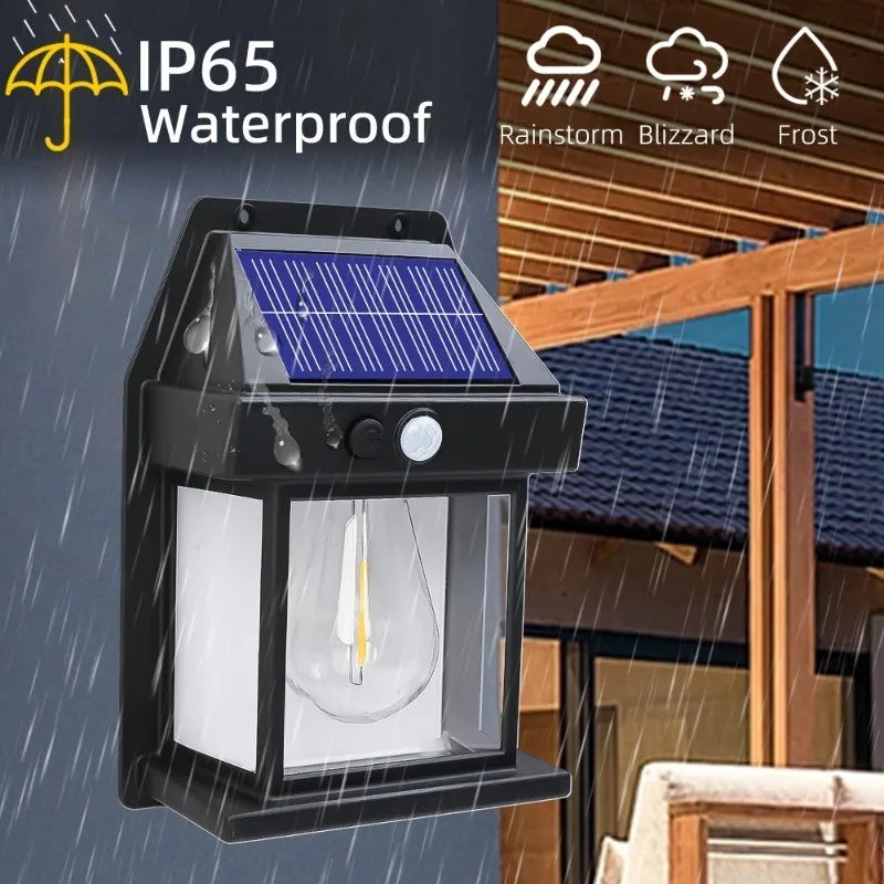 Lâmpada Solar  -  Sensor de Presença e Falta de Luz