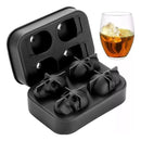 Forma de gelo - formato caveira