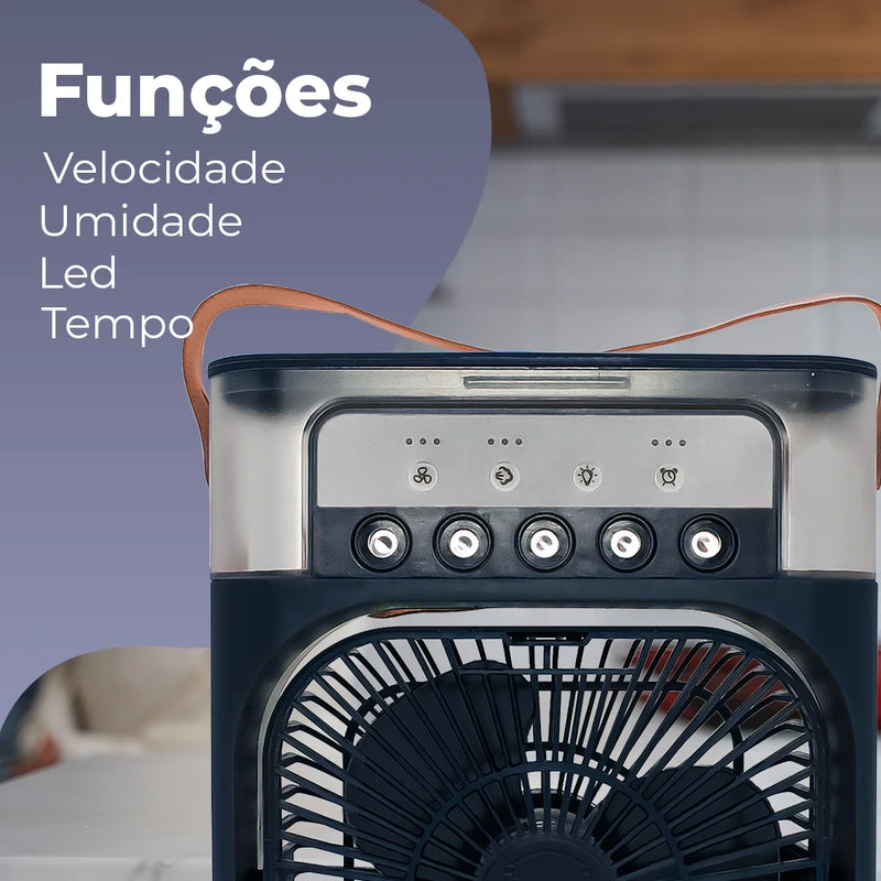 Mini Ar Condicionado/Ventilador/Umidificador De Mesa!