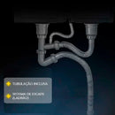 Cuba Dupla + Acessórios  - Cor Prata