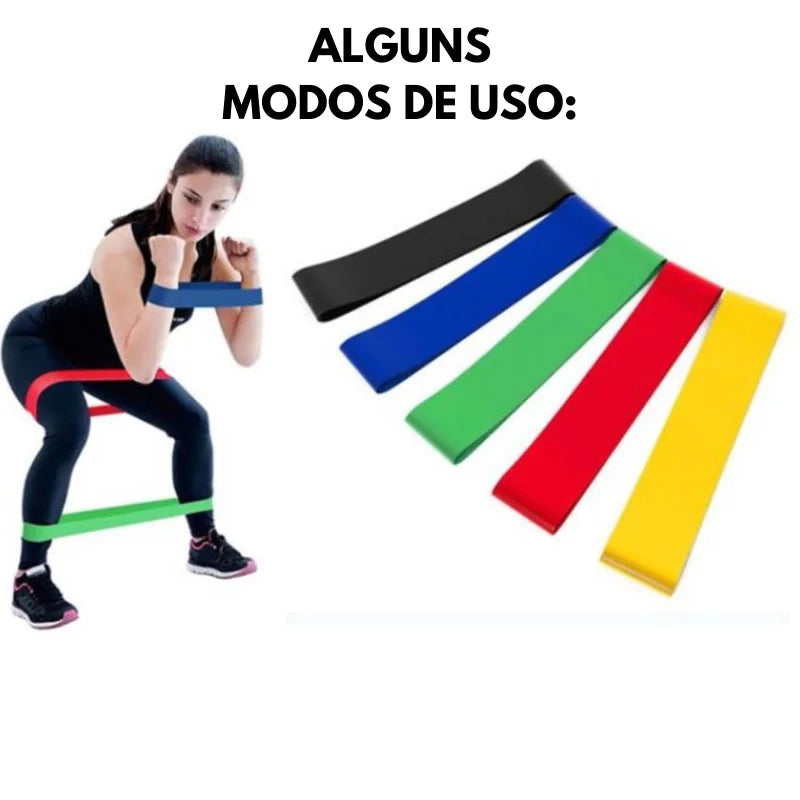 Kit de Faixas Elásticas - 5 Mini!