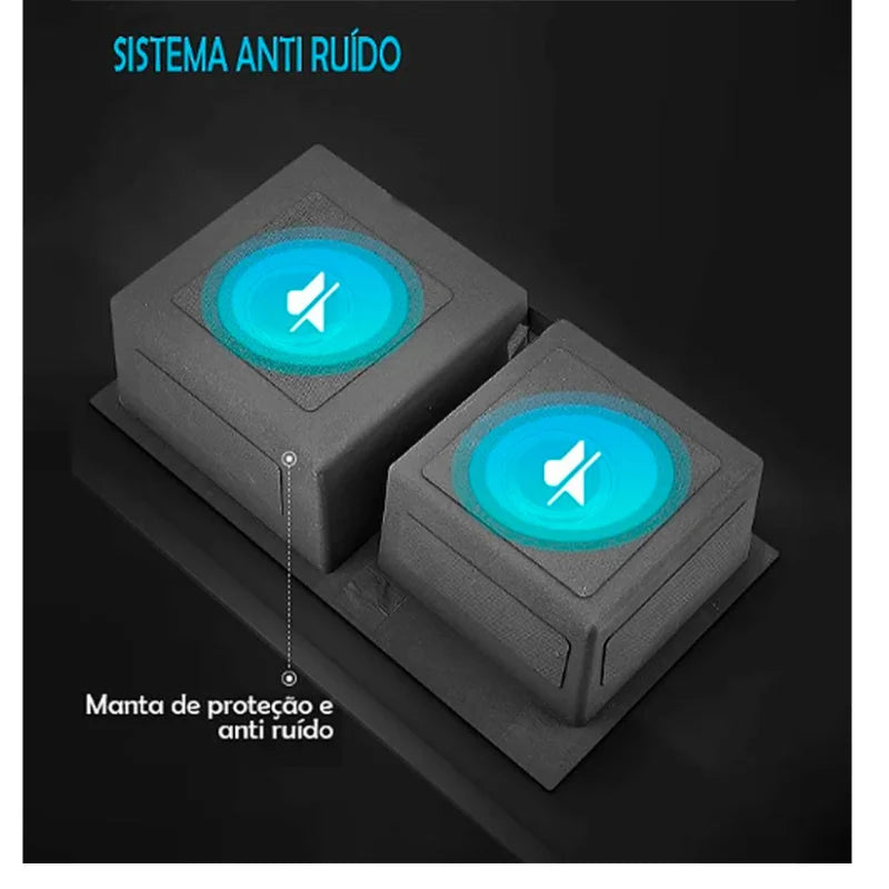 Cuba DUPLA + Acessórios!!  - Cor Preta