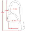 TORNEIRA FLEXIVEL - PRETA