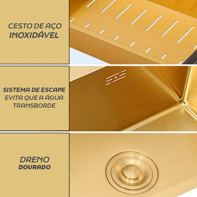 Cuba Gourmet Escovado -  Dourada