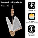 Pendente Abelha 3 Cor Luz