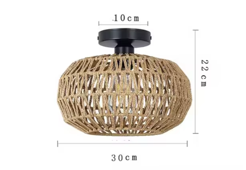 48 Lustres Bambu e Rattan