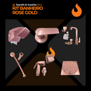 Banheiro Rosé Gold