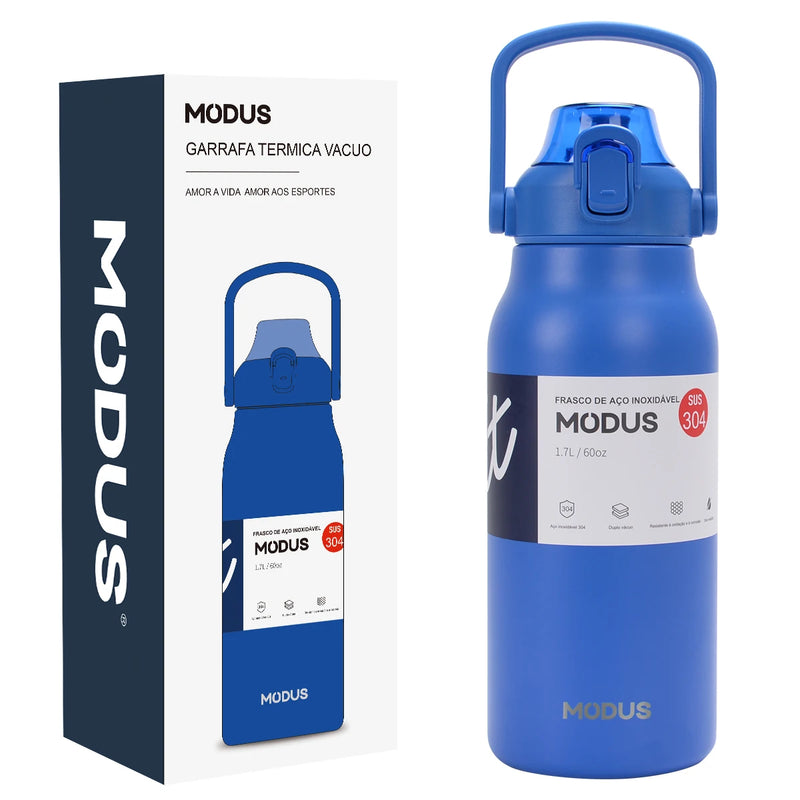 Garrafa Térmica a Vácuo - Inox!