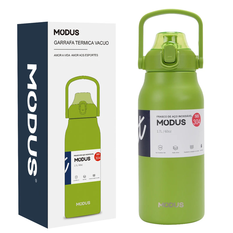 Garrafa Térmica a Vácuo - Inox!