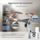 Suporte de máquina de lavar roupa ajustável