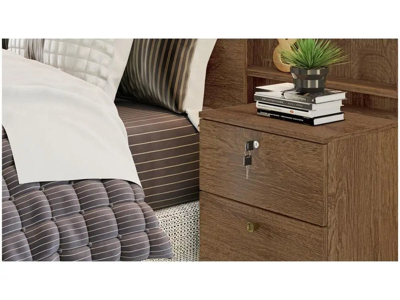 Cabeceira + Mesa MDF
