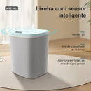 lixeira c/ Sensor (Preto e Branco)