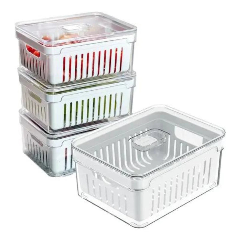 Kit 4 Organizadores - Geladeira